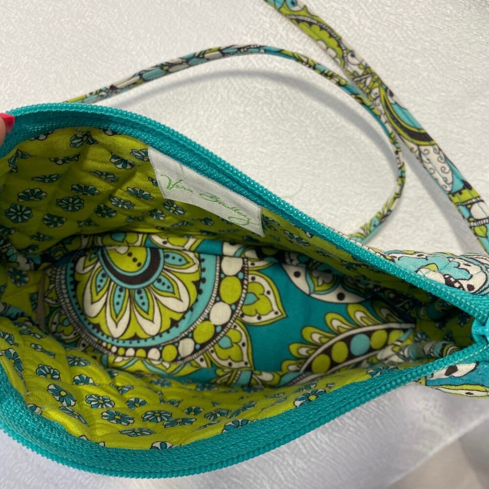 Vera Bradley Peacock pattern Crossbody Bag & Wallet 2-piece - Picture 6 of 7